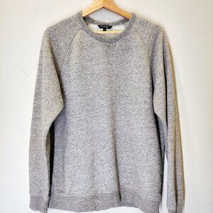 Men's Crewneck Popover Sweatshirt | Gray | George | Medium
